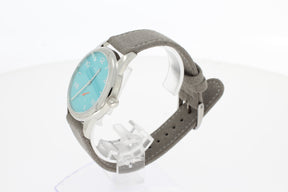 Nomos Club Campus 38 endless blue 724 Edelstahl 38.5 mm Handaufzug, gewölbtes Saphirglas,