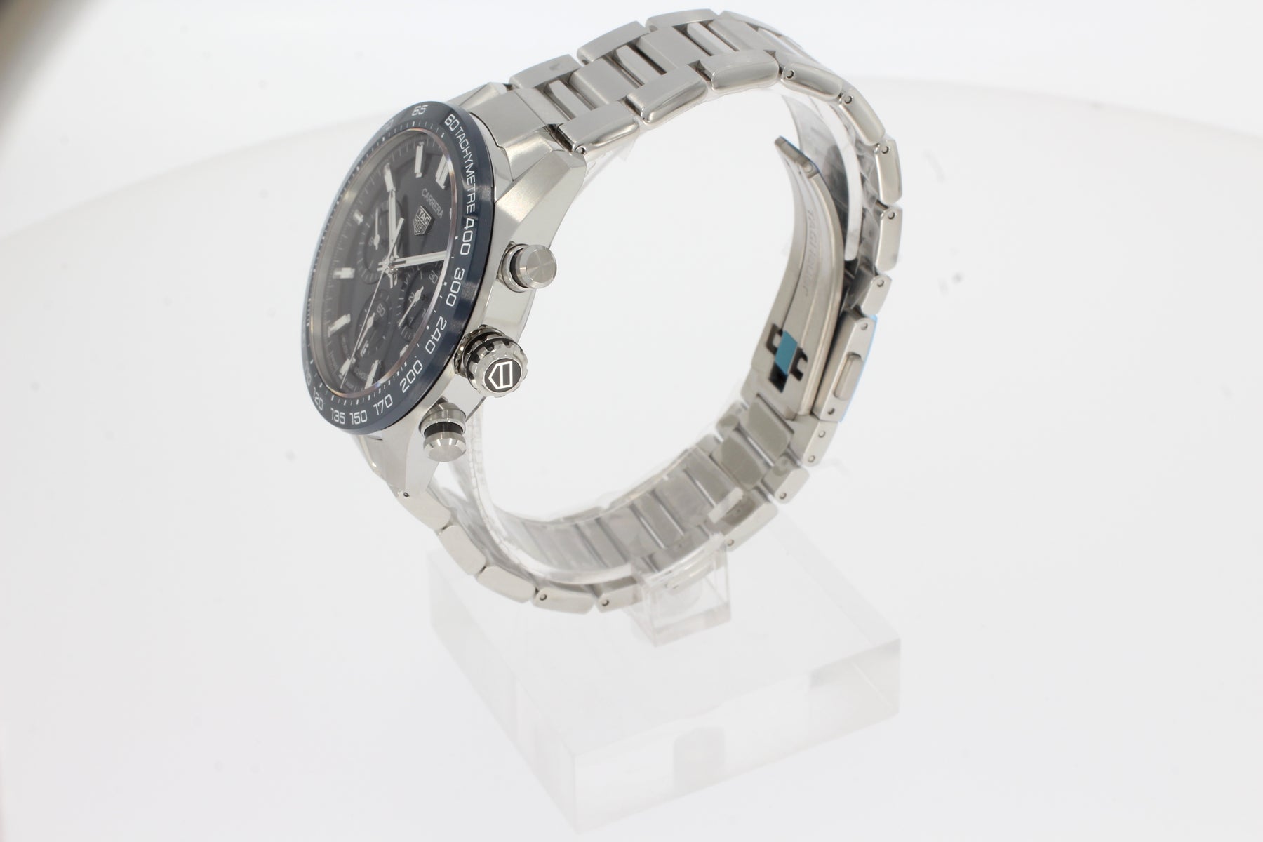 TAG HEUER CARRERA CHRONOGRAPHE automatique, 44 mm, acier inoxydable &amp; céramique CBN2A1A.BA0643