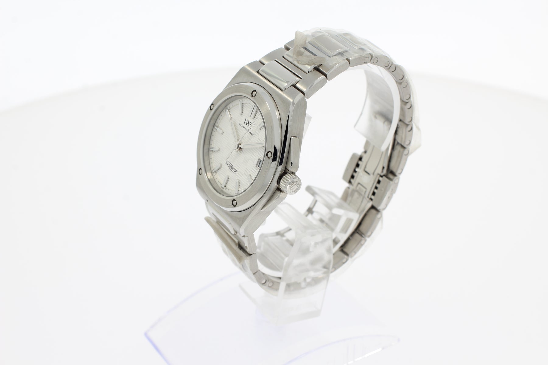 IWC Ingenieur Automatic 35 Silver 35.1 mm IW324901 with Steel bracelet
