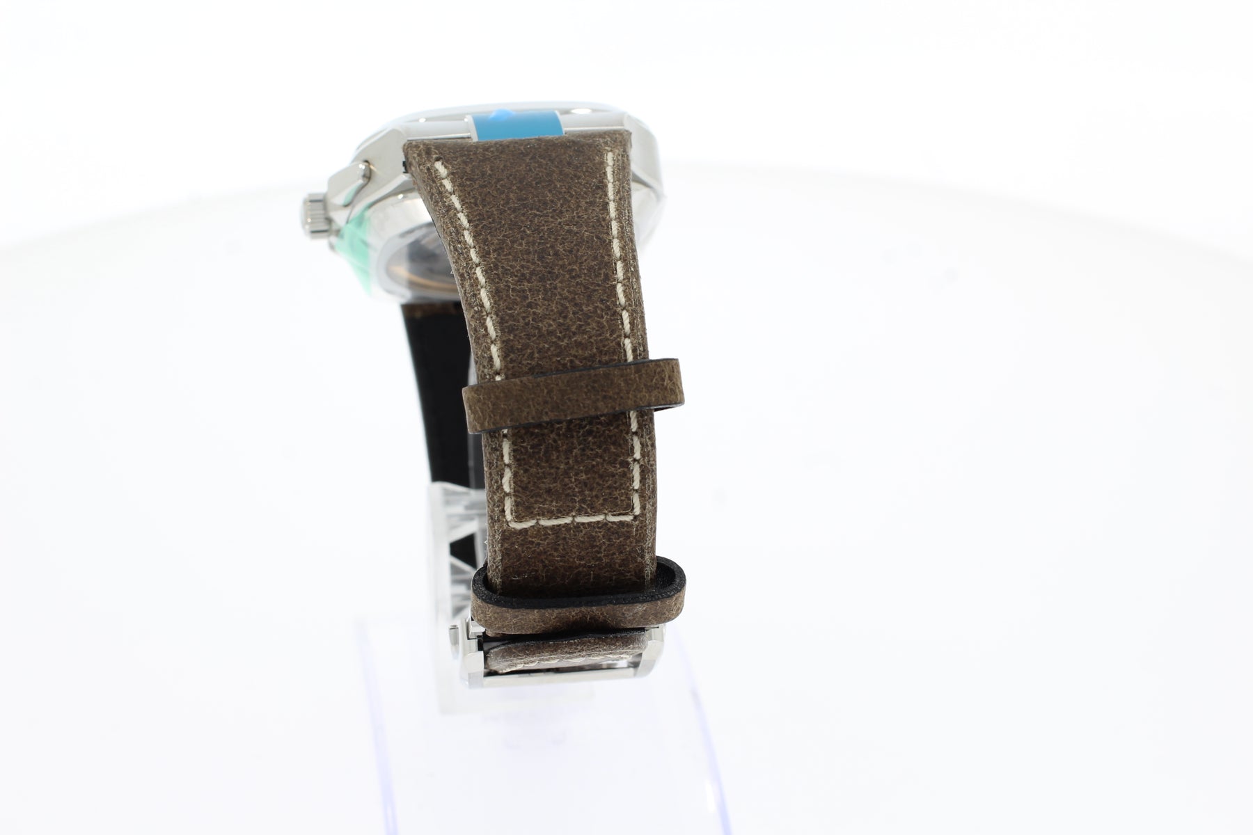 Glashütte Seventies Chronograph 13702080262 blau, Automatikwerk, Saphirglas, Kalbslederarmband