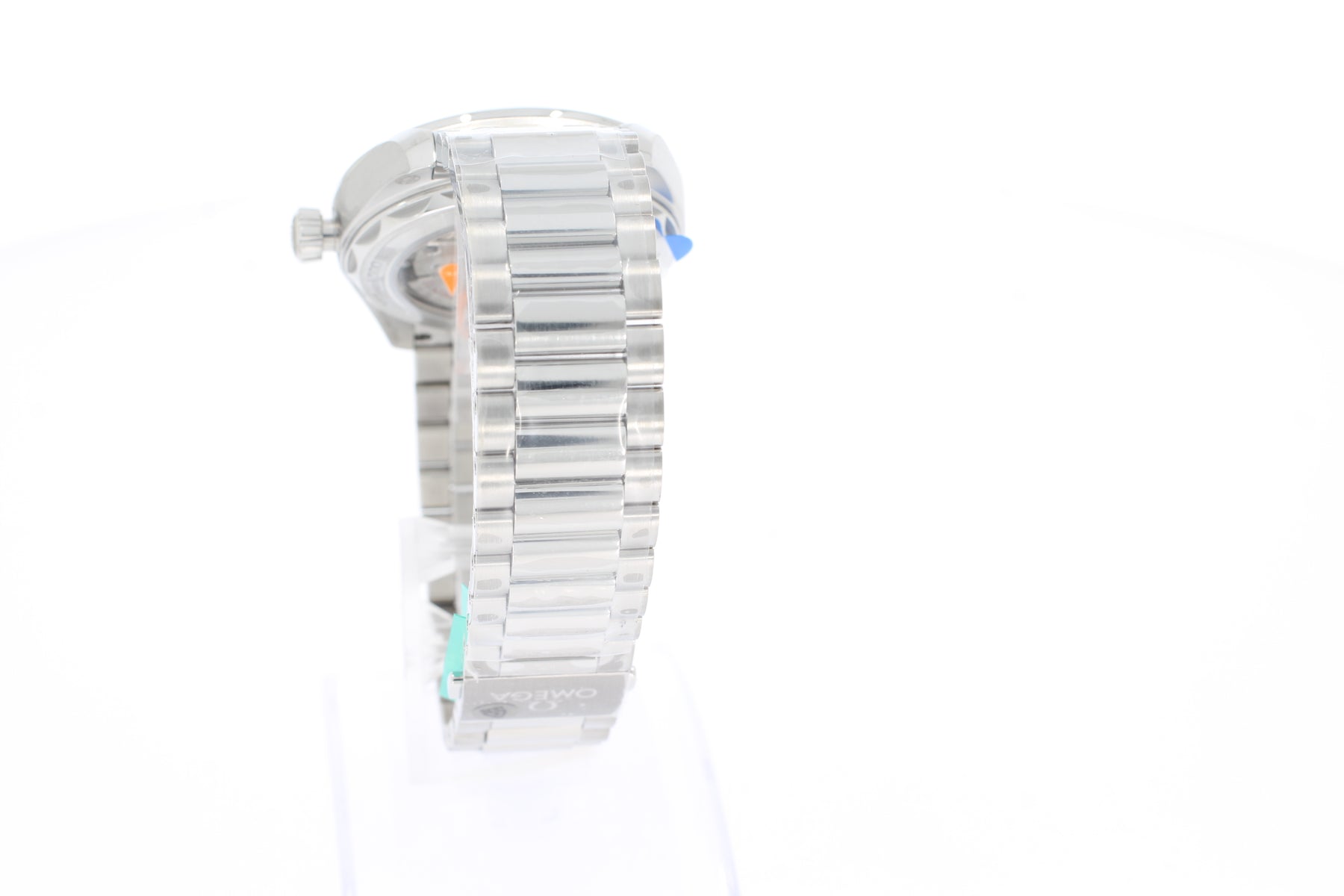 Omega Seamaster Railmaster 38 mm, Stahl mit Stahlarmband 23510382013001