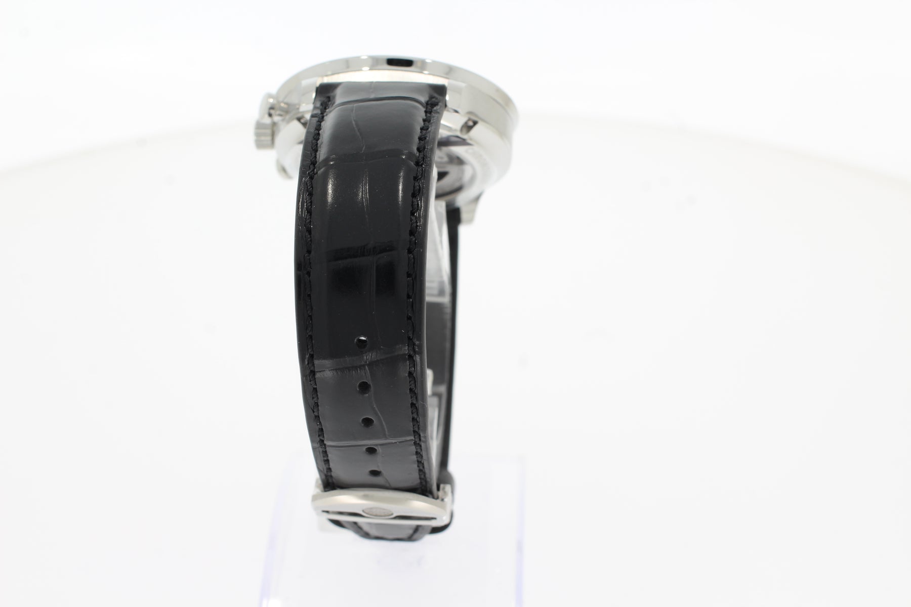 IWC Portugieser Chronograph IW371609 41mm Edelstahl Gehäuse Automatik schwarzes Alligatorleder