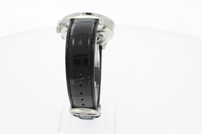 IWC Portugieser Chronograph IW371609 41mm Edelstahl Gehäuse Automatik schwarzes Alligatorleder