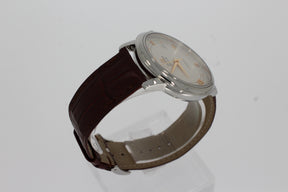 Omega DE VILLE PRESTIGE 39.5 MM, STEEL WITH LEATHER STRAP 424.13.40.20.02.002