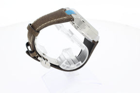 Glashütte Seventies Chronograph 13702080262 blau, Automatikwerk, Saphirglas, Kalbslederarmband