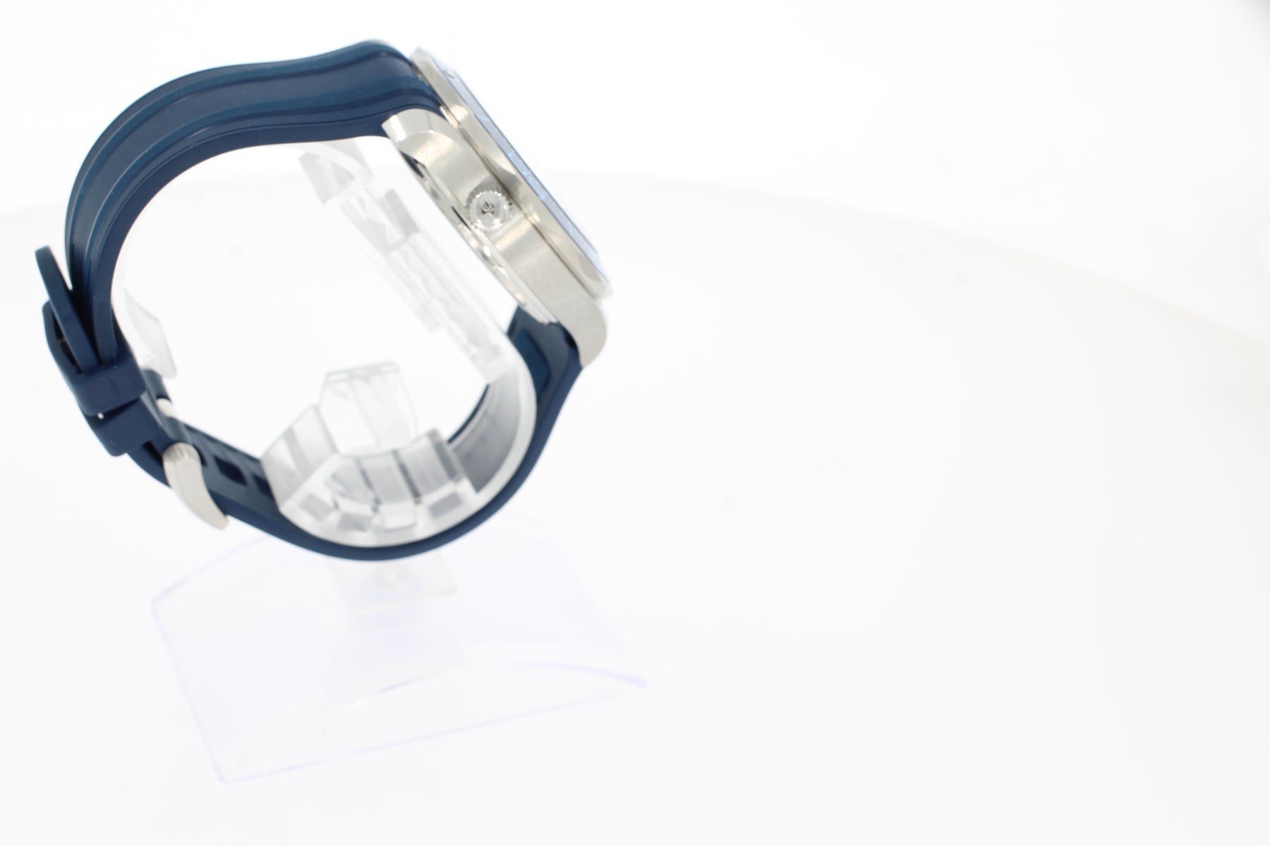 Omega Seamaster Diver 300M 42 mm, Stahl mit Kautschukband "Summer Blue" 21032422003002
