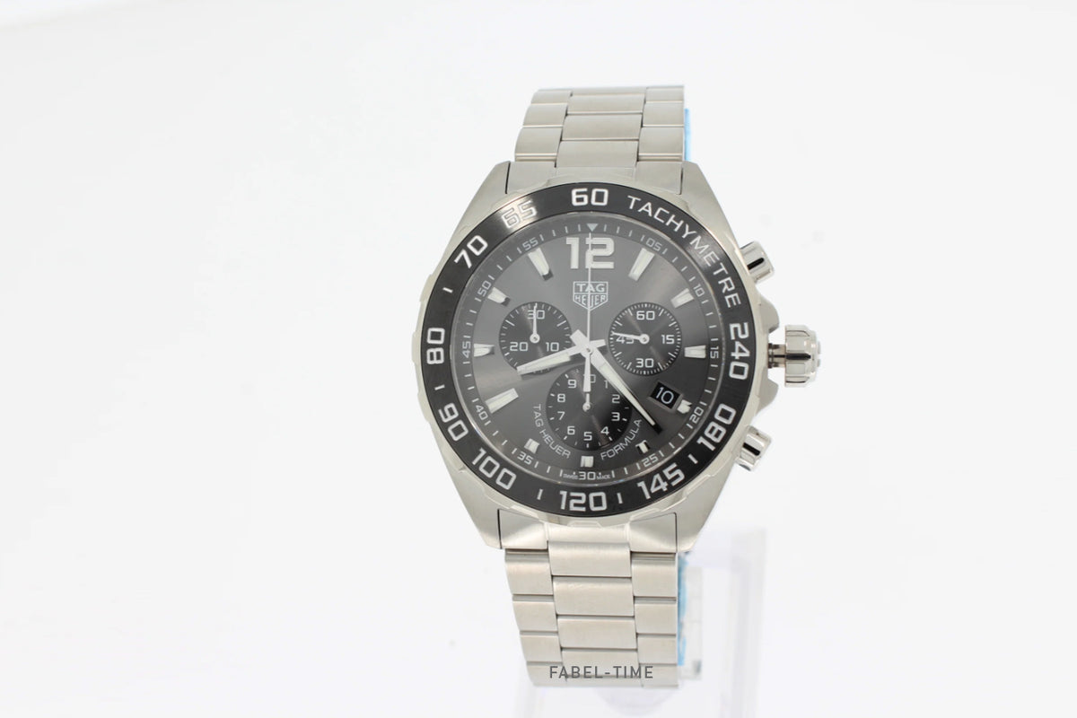 TAG HEUER FORMULA 1 CHRONOGRAPH quartz chronograph, 43 mm, stainless steel &amp; ceramic CAZ1011.BA0842