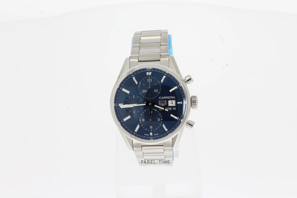 TAG Heuer Carrera Caliber 16 CBK2112.BA0715 blue 41mm steel, with steel bracelet