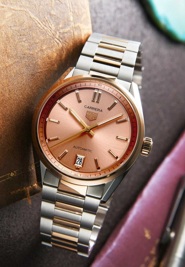 TAG Heuer Carrera Date Automatik, 36 mm, Edelstahl und Gold WBN2350.BD0000