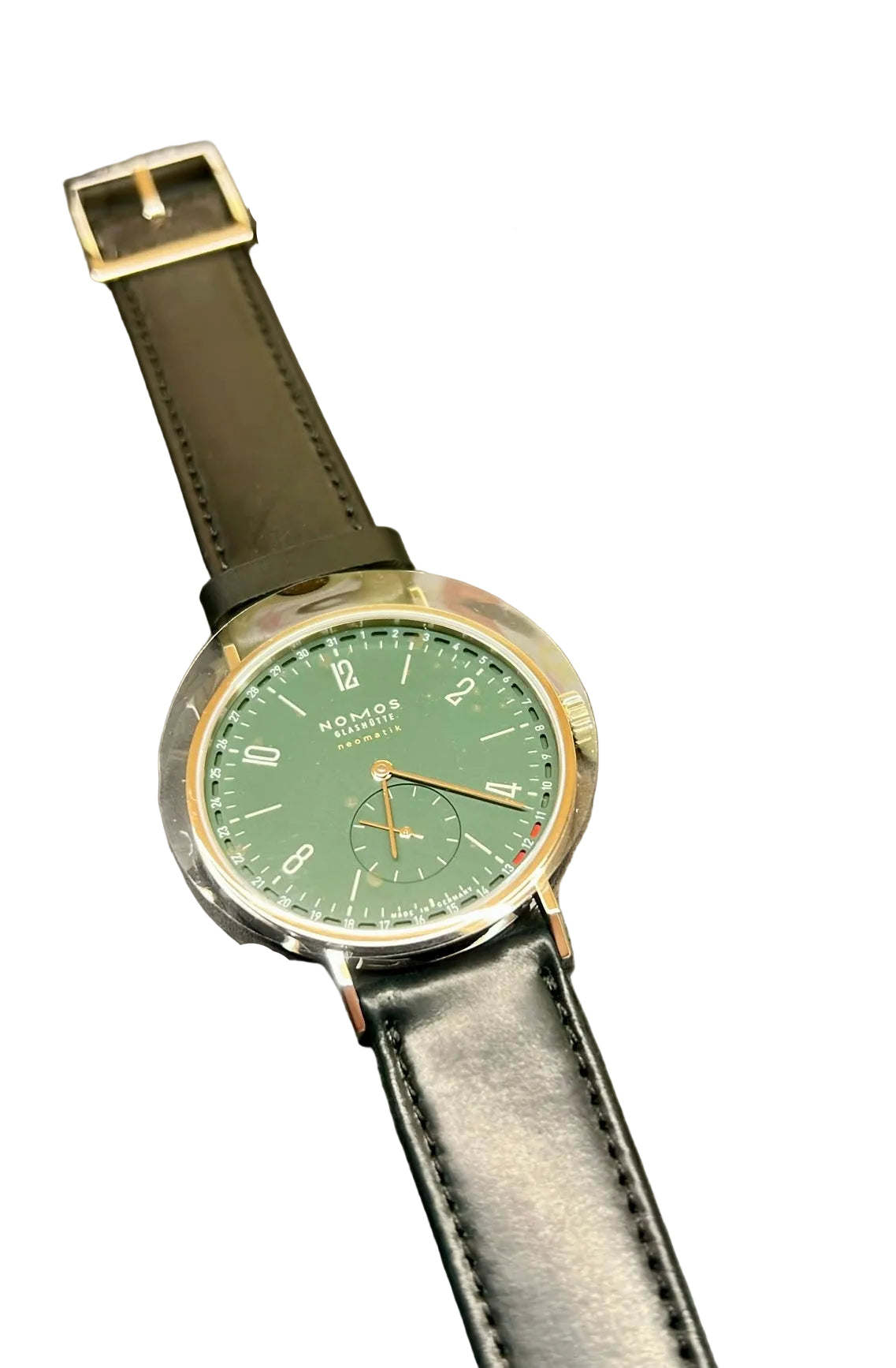 Nomos Tangente neomatik 38 Update waldgrün 148