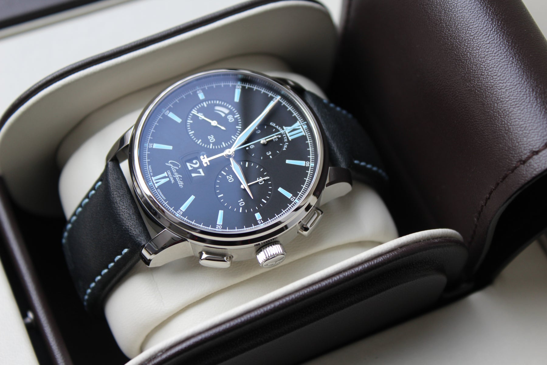 Glashütte original senator chronograph panorama date sale