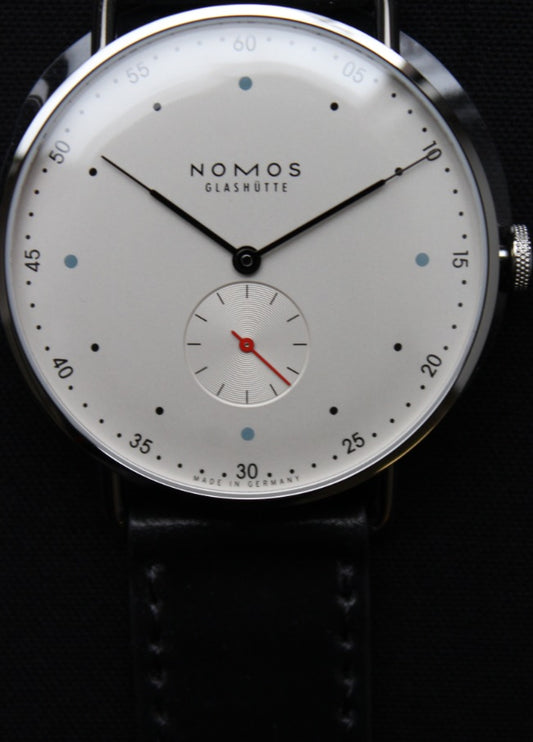 NOMOS Metro 1108 with sapphire crystal back