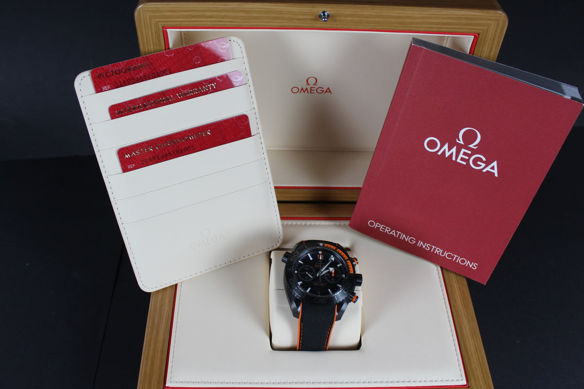 Omega Seamaster Planet Ocean Chronograph 215.92.46.51.01.001 black 45.5mm ceramic, black rubber strap