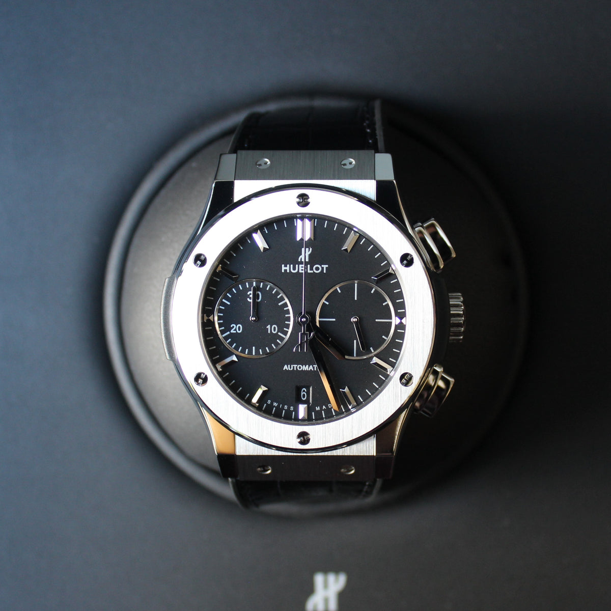 HUBLOT CLASSIC FUSION CHRONOGRAPH TITANIUM 45mm 521.NX.1171.LR