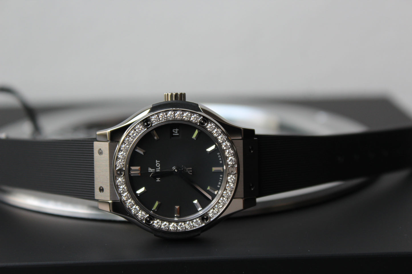 Hublot Classic Fusion Titanium Ladies Watch 581.NX.1171.RX.1104