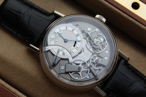 Breguet Tradition 40mm 7097BB/G1/9WU Men's Watch White Gold Automatic Winding 7097BBG19WU