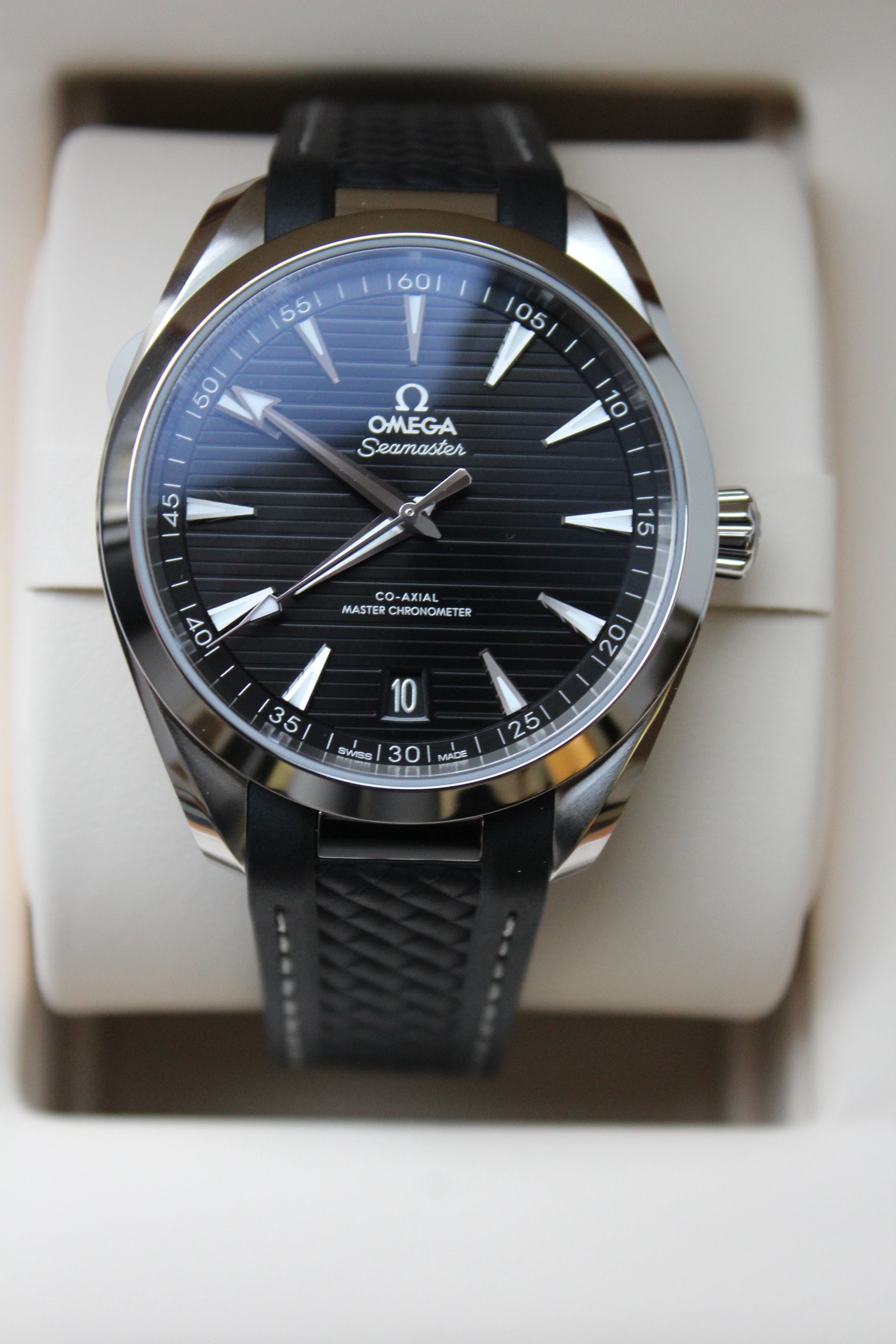 Omega Seamaster Aqua Terra 220.12.41.21.01.001 black 41mm steel, black rubber strap