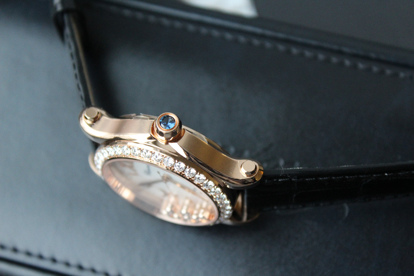 Chopard Happy Sport Rose Gold-Diamond Watch 274808-5006   36mm, Automatik, Ethisches Roségold, Diamanten