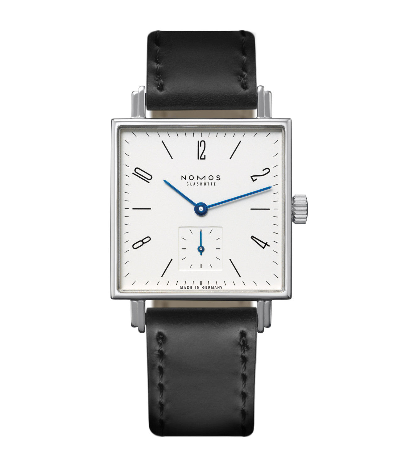 NOMOS Tetra 406 weiß mit Saphirglosboden