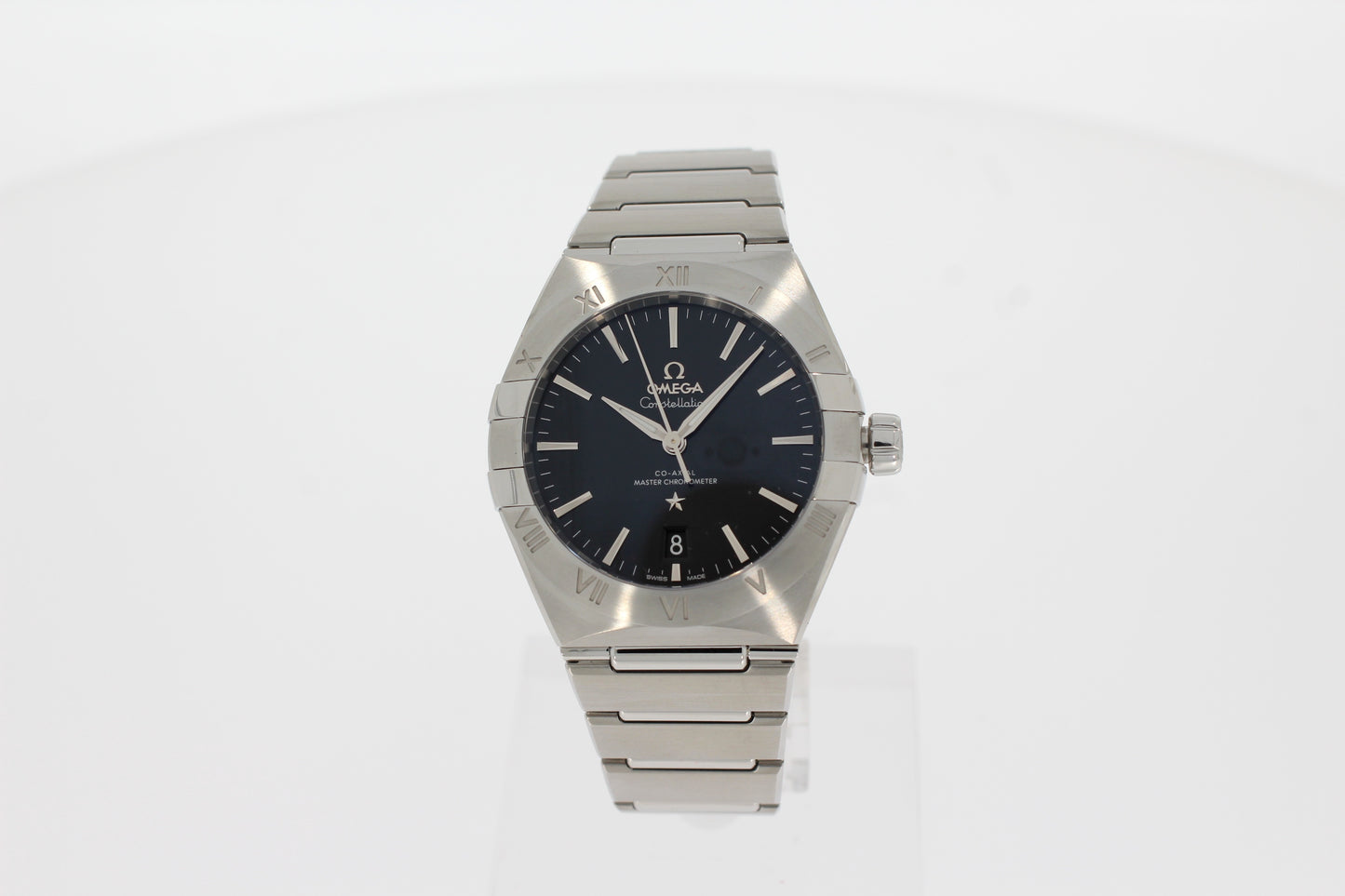 Omega CONSTELLATION CO‑AXIAL MASTER CHRONOMETER  131.10.39.20.01.001 schwarz 39mm Stahl mit Stahlband