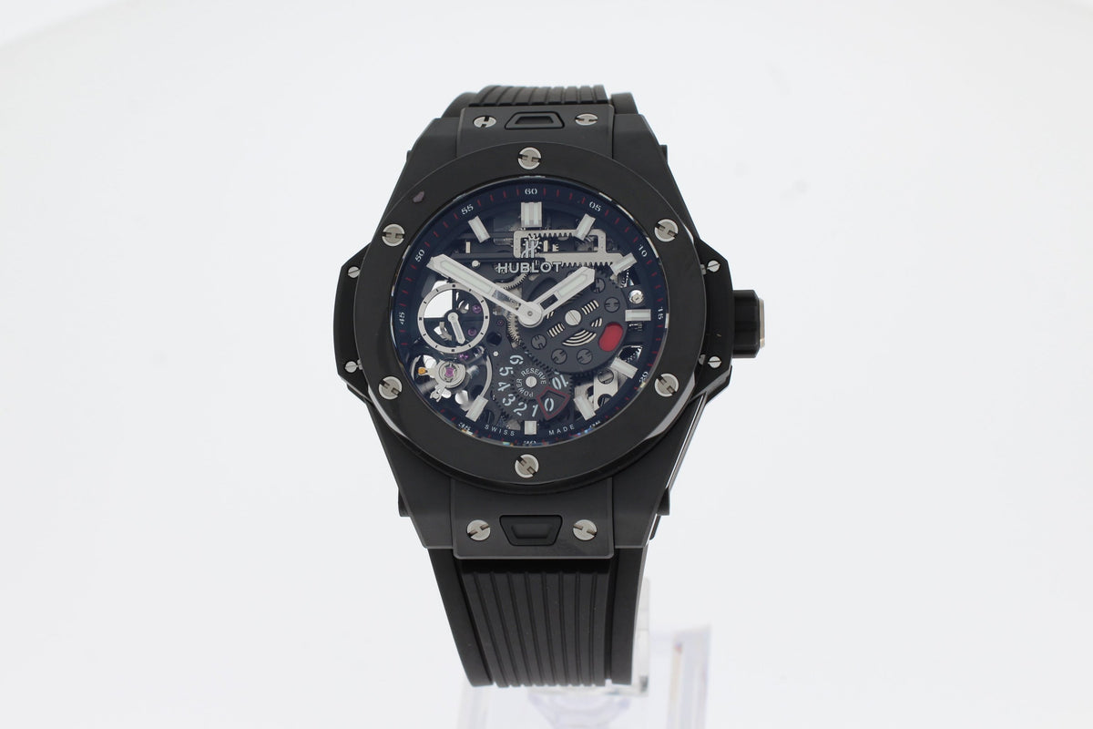 Hublot BIG BANG MECA-10 TITANIUM 45mm 414.CI.1123.RX Men's Watch Titanium Black Rubber