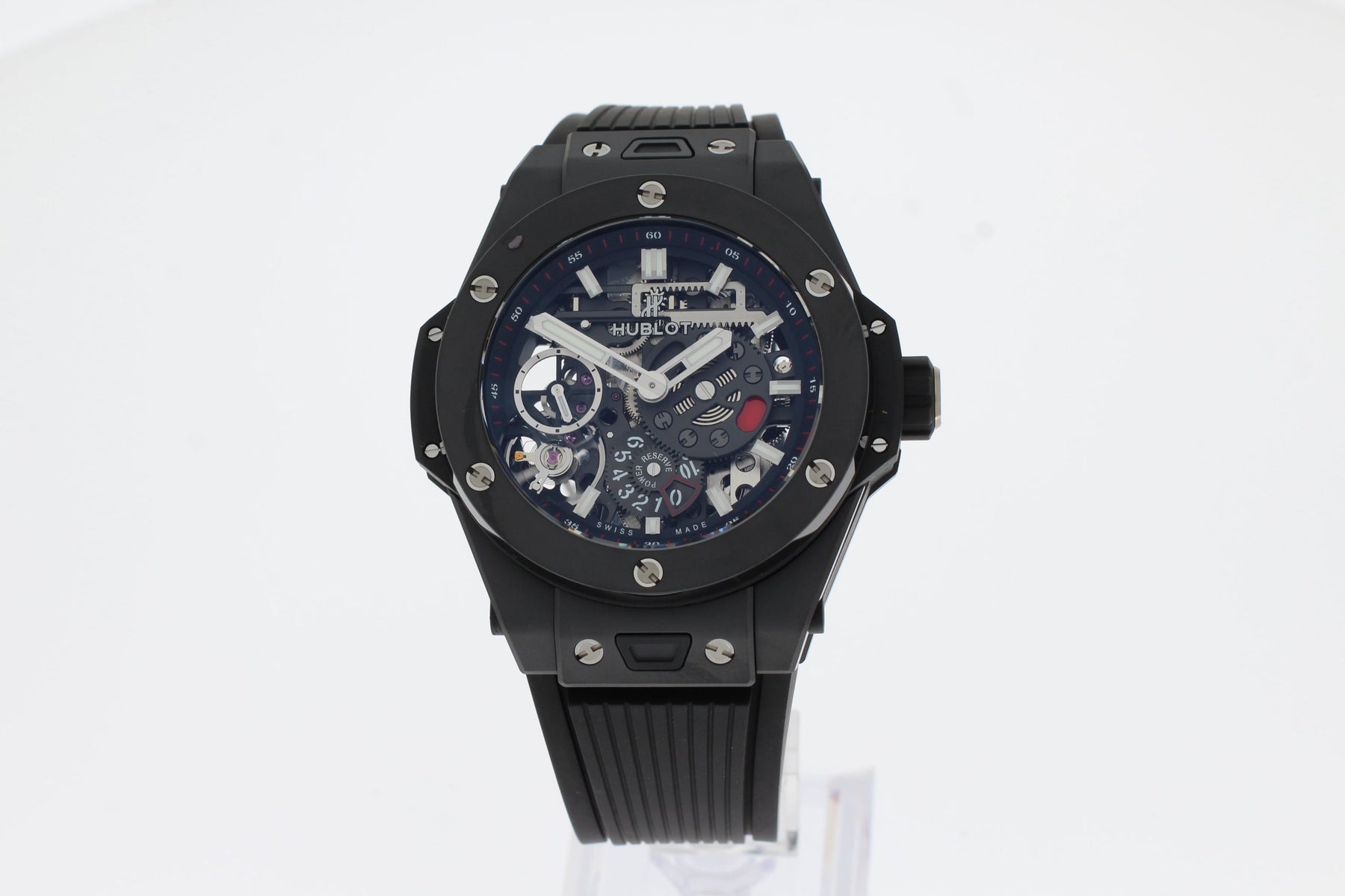 Montre homme Hublot BIG BANG MECA-10 TITANE 45mm 414.CI.1123.RX titane caoutchouc noir