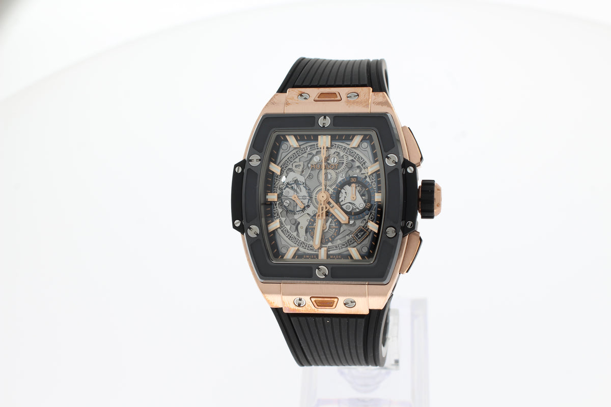 Hublot SPIRIT OF BIG BANG KING GOLD CERAMIC 42mm 642.OM.0180.RX Men's Watch 