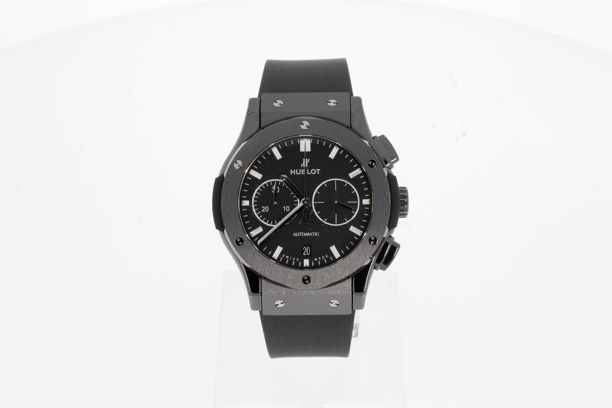 Hublot CLASSIC FUSION CHRONOGRAPH BLACK MAGIC 42mm 541.CM.1171.RX black ceramic automatic men's watch