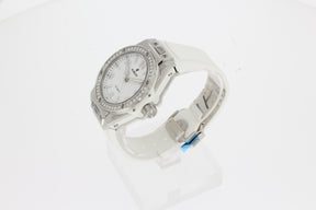 Hublot BIG BANG ONE CLICK ACIER DIAMANTS BLANCS 39mm 465.SE.2010.RW.1204 montre femme acier inoxydable caoutchouc blanc