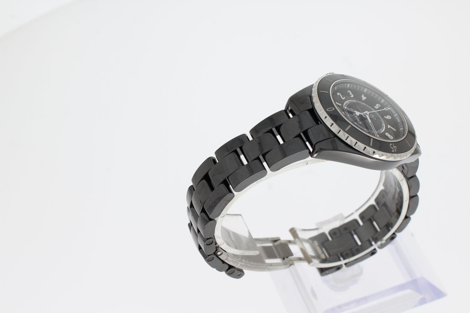 Pre-owned Chanel J12 33mm Titanium Ceramic Quartz Watch