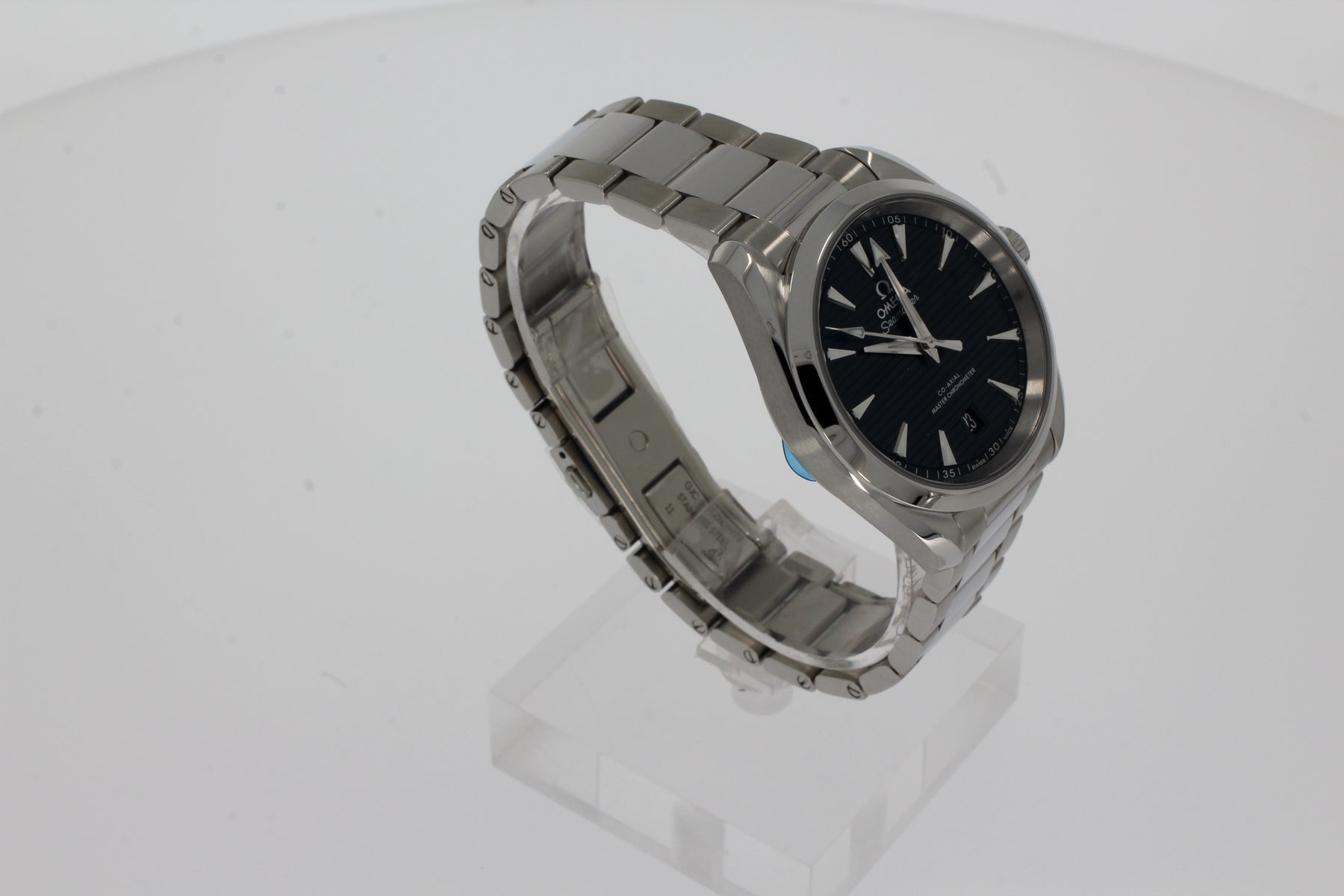 Omega SEAMASTER AQUA TERRA 150 M 38 MM, STAHL MIT STAHLBAND  220.10.38.20.03.001   blau 38mm Stahl